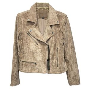 Blank NYC Faux Suede Moto‎ Jacket NWT